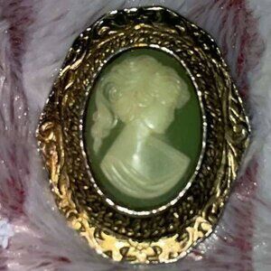 Vintage cameo brooch